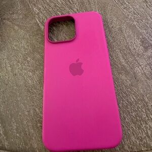 Apple Magenta Silicone iPhone Case